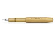 Caneta-tinteiro Kaweco BRASS SPORT ponta fina compacta