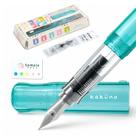 Caneta-tinteiro Someie Kakuno Verde com ponta fina conjunto Caneta-tinteiro Someie Kakuno Verde com ponta fina conjunto