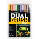 Caneta Tombow Dual Brush 10 Cores Secundárias