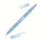 Caneta Tombow Twin Tone Dual Tip Azul Ceu Claro