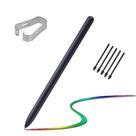 Caneta Touch SPen Para Galaxy Tab S10 FE SMX520 SMX620 Com Sensor Pressão Preta Mais Pontas