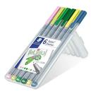 Caneta Triplus Fineliner 0.3mm Botanical STAEDTLER 6 cores