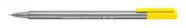 Caneta Triplus Fineliner Staedtler Amarelo Extra Fina