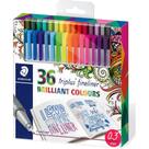 Caneta Triplus Fineliner Staedtler c/ 36 Cores Brilhante 0,3mm 334 C36JB Caneta Triplus Fineliner Staedtler c/ 36 Cores Brilhante 0,3mm 334 C36JB