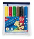Caneta Tris Mega Hidrocolor Super Jumbo Extra Grosso 6 Cores Caneta Tris Mega Hidrocolor Super Jumbo Extra Grosso 6 Cores