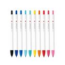 Caneta Zebra Pen WYSS22-10C Clickart à base de água, 10 cores