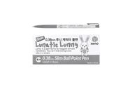 Caneta ZEESOON Xeno Lunatic Lunny 0,38 mm preta com 12 unidades Caneta ZEESOON Xeno Lunatic Lunny 0,38 mm preta com 12 unidades