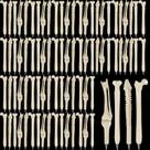 Canetas Bone Pens Caneta esferográfica BeaptCely Skeleton Finger x50