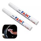 Canetas Branca Paint Pinta Carro Prova d' água Pneus Kit com 2 Letras Marcar Retoque Bolsa Tênis Canetas Branca Paint Pinta Carro Prova d' água Pneus Kit com 2 Letras Marcar Retoque Bolsa Tênis