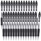 Canetas de gel Aen Art, pacote com 30, caneta de gel preta, ponta fina, 0,7 mm