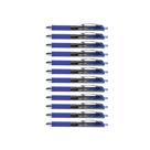Canetas de gel Amazon Basics retráteis Fine Point Blue, pacote com 12