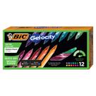 Canetas de gel BIC Gel-Ocity Quick Dry Medium Point 0,7 mm, pacote com 12 Canetas de gel BIC Gel-Ocity Quick Dry Medium Point 0,7 mm, pacote com 12