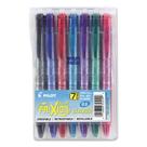 Canetas de gel PILOT FriXion Clicker apagáveis, extra finas, 0,5 mm, pacote com 7