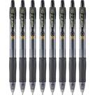 Canetas de gel PILOT G2 Premium Black Bold Point, 1 mm, pacote com 8 Canetas de gel PILOT G2 Premium Black Bold Point, 1 mm, pacote com 8