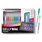 Canetas de gel SAKURA Gelly Roll retráteis de 08 pontos médios - 24 canetas