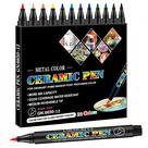 Canetas de pintura cerâmica LMMINBZ 12 cores à prova d'água de secagem rápida Canetas de pintura cerâmica LMMINBZ 12 cores à prova d'água de secagem rápida
