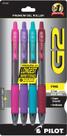 Canetas de rolo de gel PILOT G2 Premium Fine Point 0,7 mm, pacote com 4 Canetas de rolo de gel PILOT G2 Premium Fine Point 0,7 mm, pacote com 4