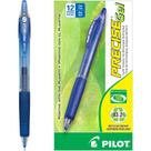Canetas de rolo de gel PILOT Precise BeGreen Fine Point 0,7 mm azuis