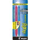 Canetas de tinta gel PILOT FriXion Clicker Fine Point, pacote com 2