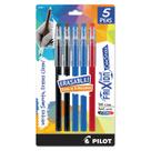 Canetas de tinta gel Pilot FriXion ColorSticks Fine Point 0,7 mm, pacote com 5 Canetas de tinta gel Pilot FriXion ColorSticks Fine Point 0,7 mm, pacote com 5