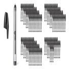 Canetas esferográficas Amazon Basics ponta média 1,0 mm tinta preta 144 unidades