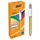 Canetas esferográficas BIC 4 Colors Shine Medium Point (1,0 mm) x12