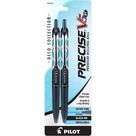 Canetas esferográficas de tinta líquida recarregáveis e retráteis Pilot, Precise V5 RT Deco Collection, ponta extra fina de 0,5 mm, pretas, pacote com 2 Canetas esferográficas de tinta líquida recarregáveis e retráteis Pilot, Precise V5 RT Deco Collection, ponta extra fina de 0,5 mm, pretas, pacote com 2