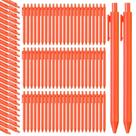 Canetas esferográficas Fulmoon Bulk retráteis 50 unidades de 1,0 mm laranja