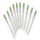 Canetas Esferográficas Gel Mitsubishi Uni-Ball One 0,38 mm Verde Lima Pacote com 10