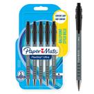 Canetas esferográficas Paper Mate Flexgrip Ultra Retráteis Pretas Canetas esferográficas Paper Mate Flexgrip Ultra Retráteis Pretas