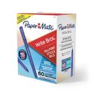 Canetas esferográficas Paper Mate Write Bros Blue Ink 60 unidades