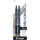 Canetas esferográficas PILOT Acroball Colors Black Ink, pacote com 2