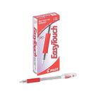 Canetas esferográficas PILOT EasyTouch Ponta Fina Tinta Vermelha Pacote com 12
