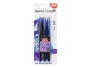 Canetas esferográficas Uni-Ball AIR Fine Point 0,7 mm azuis, pacote com 3