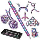 Canetas Fidget Magnéticas Daikoye - Brinquedo para Crianças, Adolescentes e Adultos
