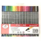 Canetas Fine Line 24 Cores 0.4 Mm Fengzhengmei - Fengzengmei