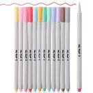 Canetas Fineliner Mr. Pen Pastel Colors, pacote com 12 tintas à base de água Canetas Fineliner Mr. Pen Pastel Colors, pacote com 12 tintas à base de água