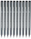 Canetas Fineliner STAEDTLER Pigment Liner de 0,5 mm, pacote com 10