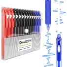 Canetas Gel Drenubal Kit com 14 Unidades Apagáveis - 8 Pretas, 3 Azuis e 3 Vermelhas