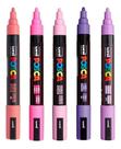 Canetas Posca PC-5M - Kit com 5 Cores/Tons de Rosa PROMO