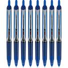 Canetas Rolling Ball Pilot Precise V5 RT 0,5 mm azuis - pacote com 8
