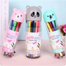 Canetinha 12 Cores Com Estojo Fofo Personalizado Canetinha 12 Cores Com Estojo Fofo Personalizado