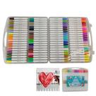 Canetinha Caneta 80 Cores Marcador Tinta Acrilica A Prova dAgua Pintura Permanente Estojo Maleta Escultura Arte Desenho Canetinha Caneta 80 Cores Marcador Tinta Acrilica A Prova dAgua Pintura Permanente Estojo Maleta Escultura Arte Desenho