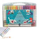 Canetinha Caneta Marcador 48 Cores Tinta Acrilica A prova De Agua Permanente Estojo Arte Desenho Pintura Artesanato Canetinha Caneta Marcador 48 Cores Tinta Acrilica A prova De Agua Permanente Estojo Arte Desenho Pintura Artesanato