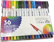 Canetinha Dual Tip Brush Pen - Estojo com 36 Cores