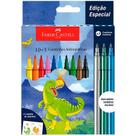 Canetinha Hidrocor Faber-Castell Dinossauro 10 Cores + 3 Metálicas Canetinha Hidrocor Faber-Castell Dinossauro 10 Cores + 3 Metálicas