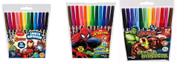 Canetinha Hidrocor Homem Aranha, Avengers Disney Molin 12 Cores