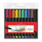 Canetinha Hidrografica 10 Cores Supersoft Brush Faber Castell