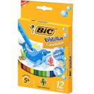 Canetinha Hidrografica BIC ULTRA Lavavel com 12 Cores