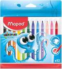 Canetinha Hidrográfica Color'Peps Ocean Polvo 12 Cores Maped